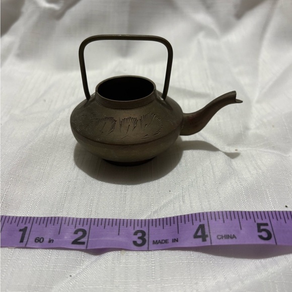 Vintage Brass Miniature Teapot - Picture 1 of 4
